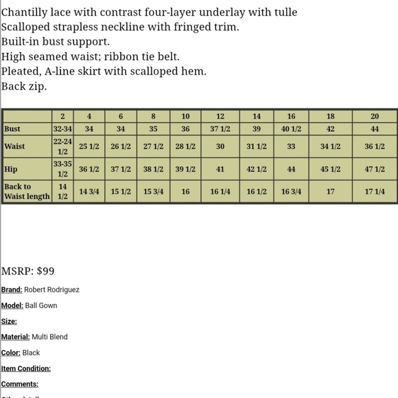 Neiman Marcus Robert Rodriguez Black Party Dress - Picture 4 of 5